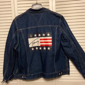 Tommy Hilfiger Jean Denim Jacket Flag 